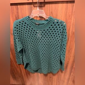 NWT Torrid Open-Knit Crew Neck Sweater, Size 0 (Large)